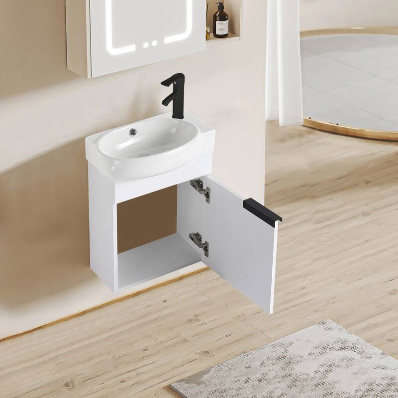 Topcraft 22-inch Wall Mount Bathroom Vanity with Sink
