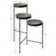 preview thumbnail 71 of 86, Kate and Laurel Finn Metal 3-tier Modern Plant Stand - 16x21x30