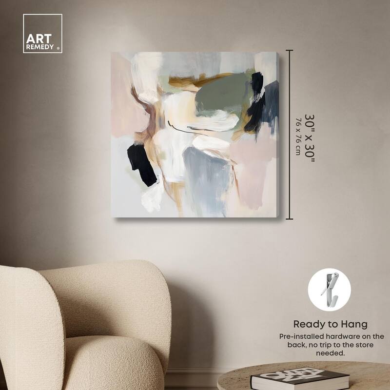 Softened Encounters II Canvas by Art Remedy, Gallery Wrapped