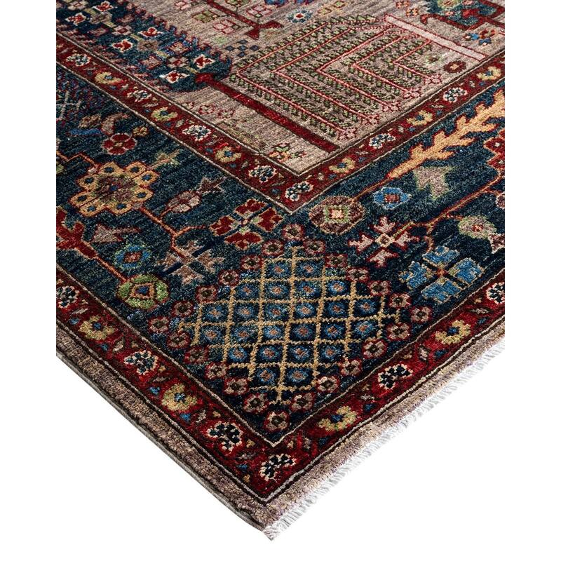 Serapi One-of-a-Kind Hand-Knotted Area Rug - Brown, 9' 2" x 12' 2" - 9' 2" x 12' 2"