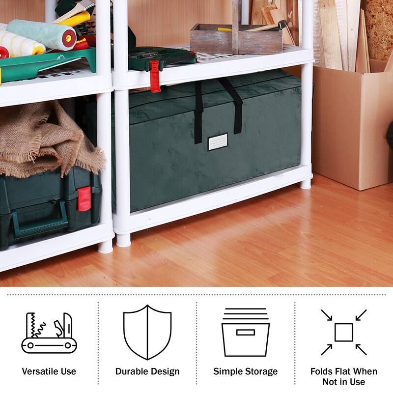 Christmas Tree Storage Bag-Fits up to 7.5 Foot Artificial Trees by Elf Stor (Green)