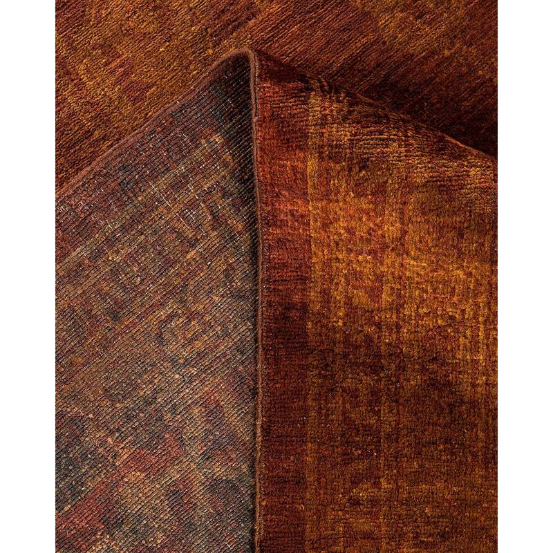 Vibrance, One-of-a-Kind Hand-Knotted Area Rug - Brown, 10' 1" x 13' 10" - 10' 1" x 13' 10"