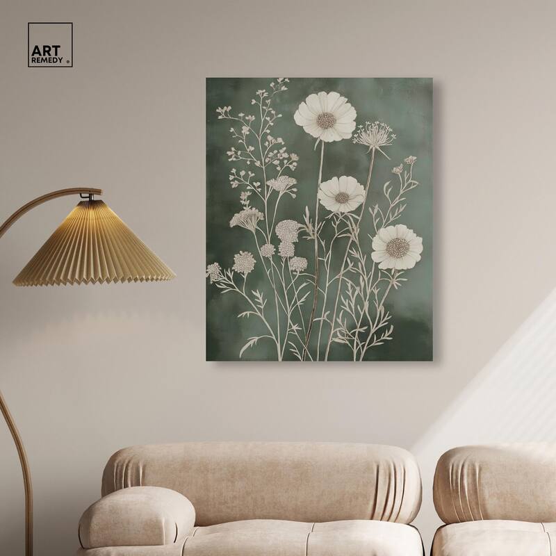 Airy Green Garden Canvas by Art Remedy, Gallery Wrapped
