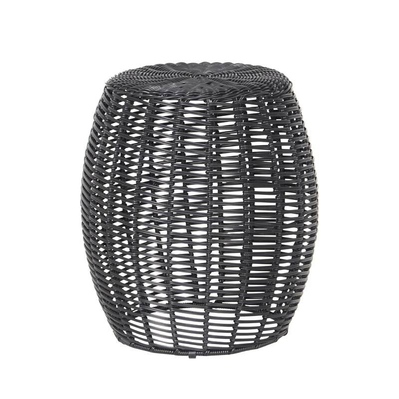 16in Wicker Side Table
