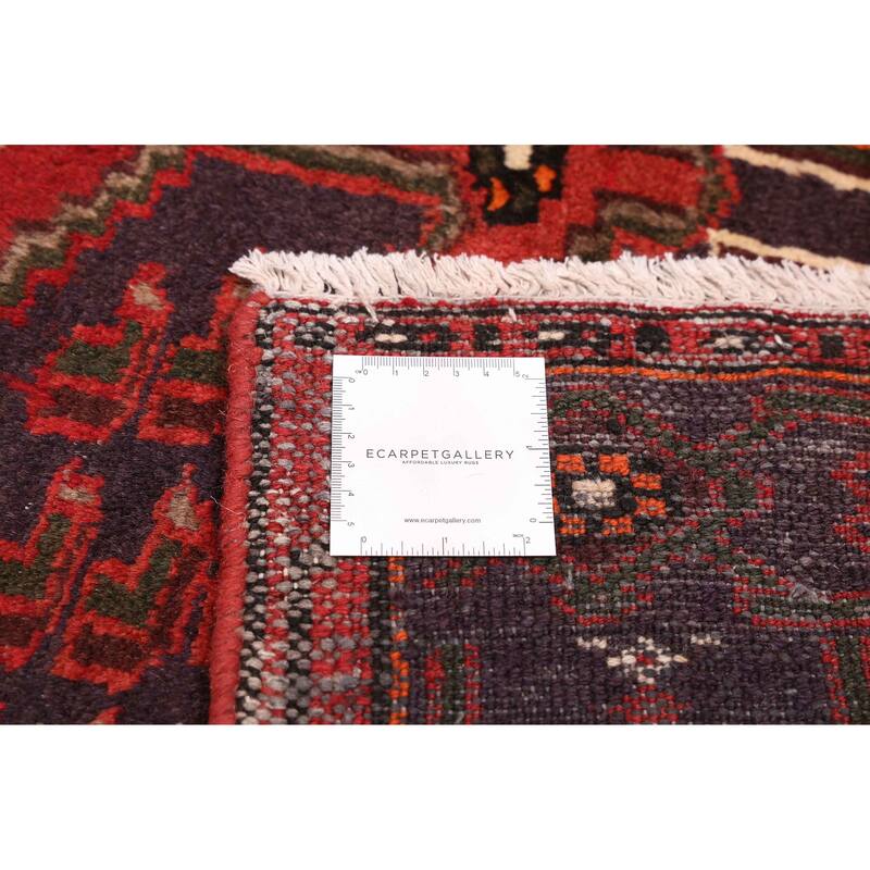 ECARPETGALLERY Hand-knotted Andelz Red Wool Rug - 3'11 x 6'3