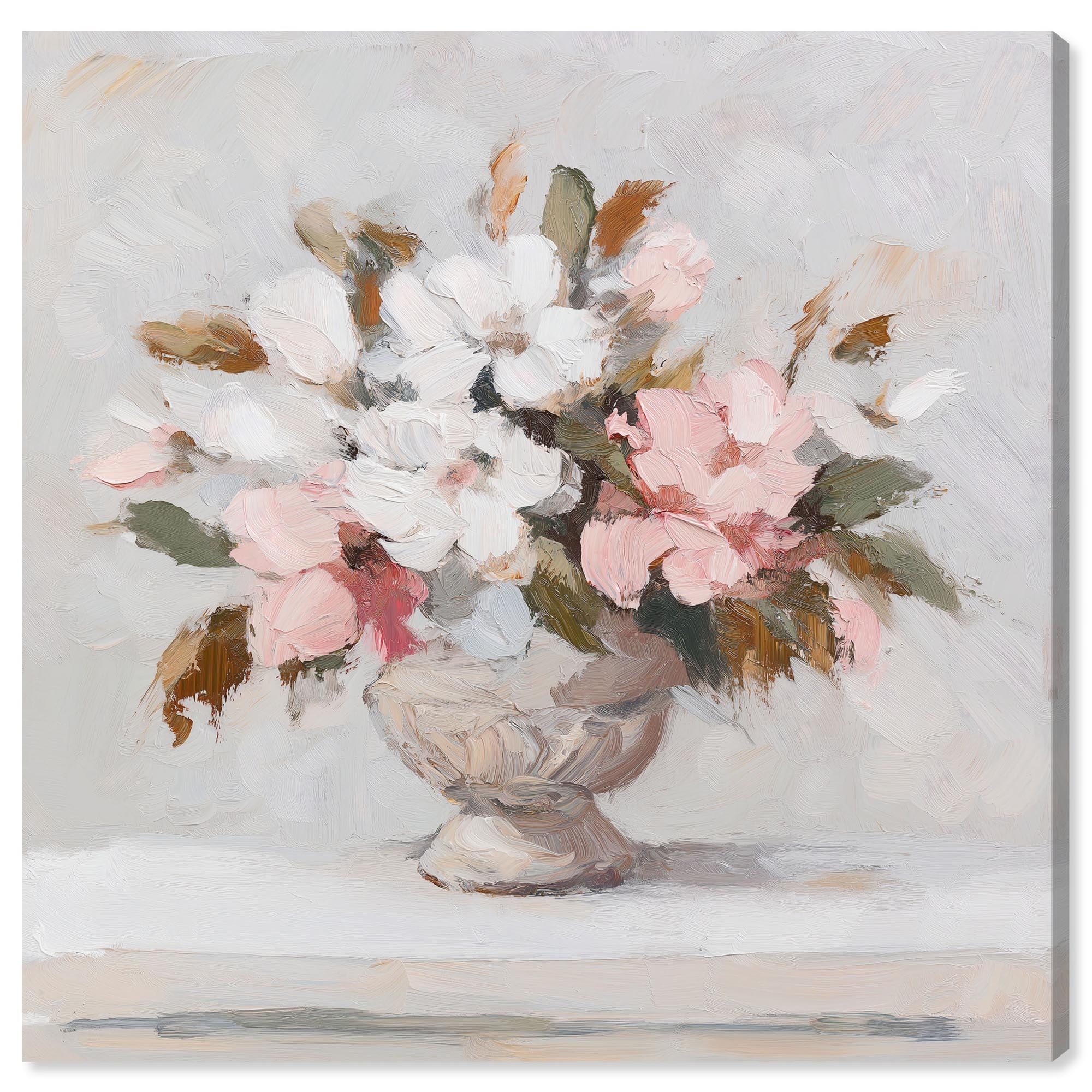 Room Flowers II Botanical Art Canvas Print by Art Remedy