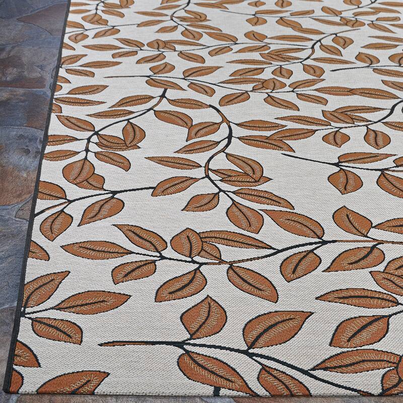 Dream Decor Rugs Gelato Flourishing Vine Indoor Outdoor Area Rug