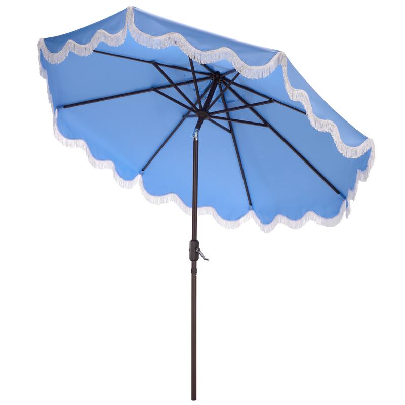 SAFAVIEH Outdoor Living Torsa 9ft Crank Umbrella