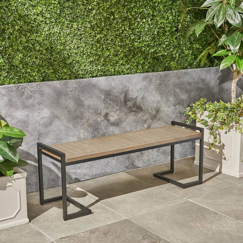 Practical Patio Stool Leisure Stool, Corridor Bench Leisure Bench - Grey
