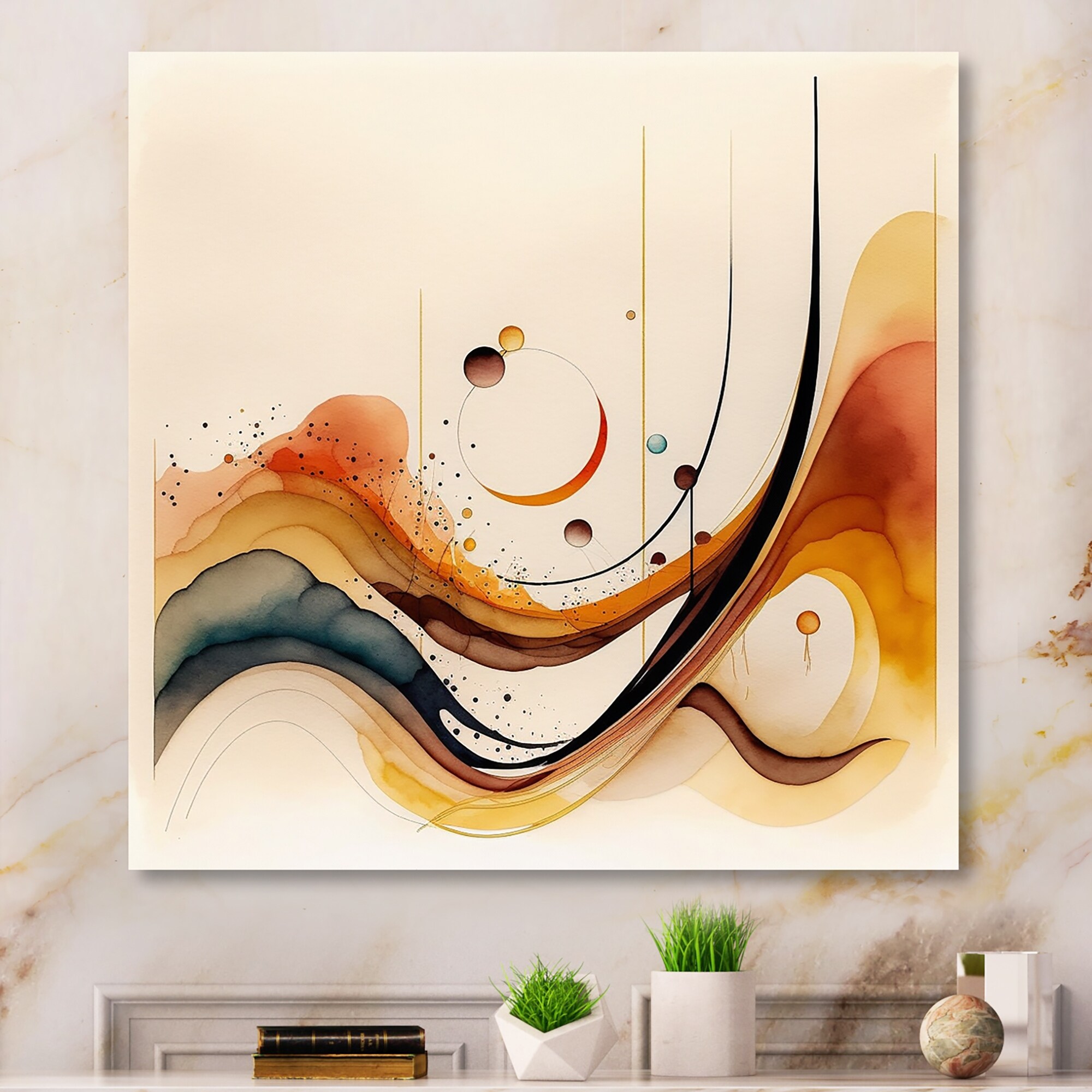 Abstract on sale canvas painting