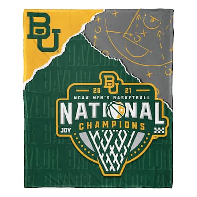 Baylor Bears 2021 National Men's Basketball Champions Silk Touch Throw Blanket