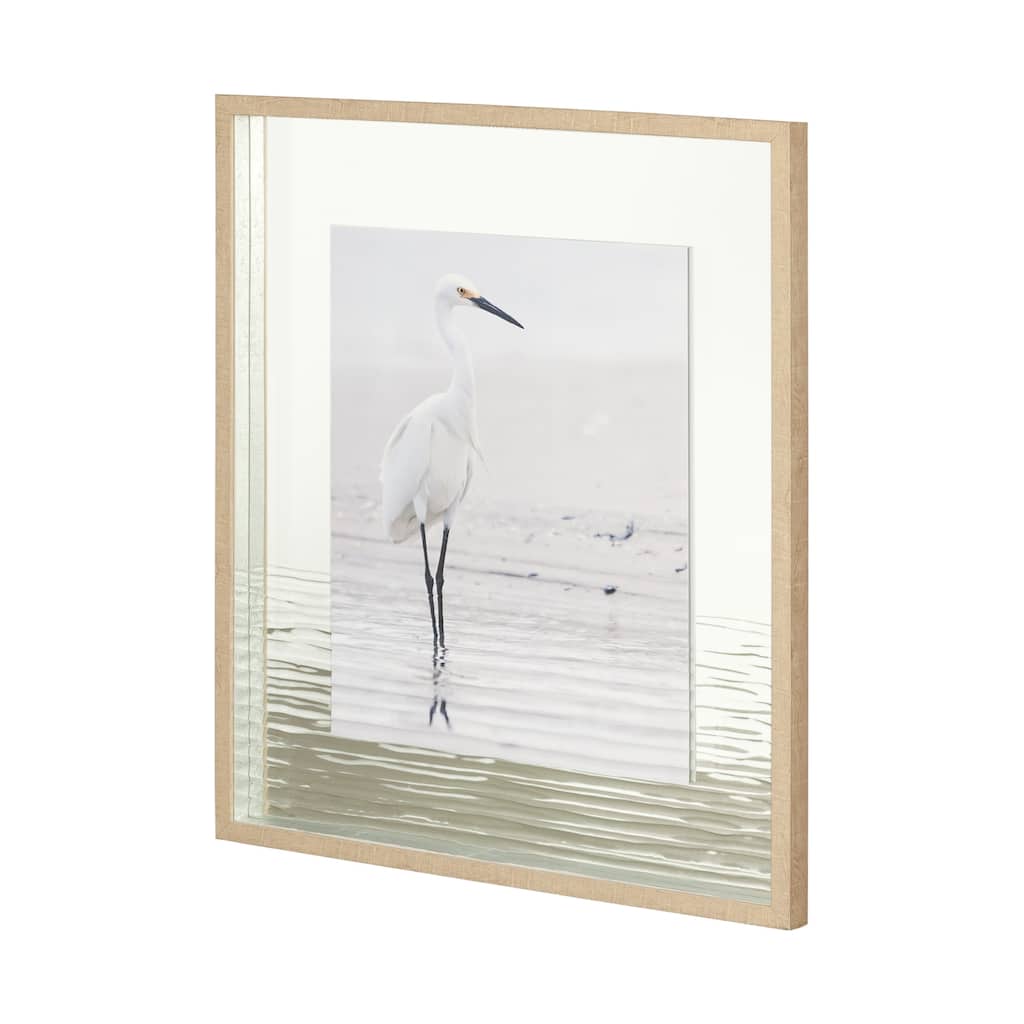 Beach Egret Framed Art Print