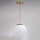 preview thumbnail 3 of 8, Vaxcel Lighting P0414 12" Wide Suspension Pendant