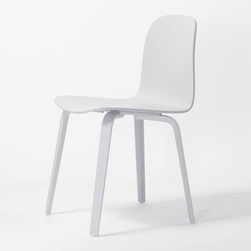 (Set of 2) ELSA Modern Wood Dining Side Chairs