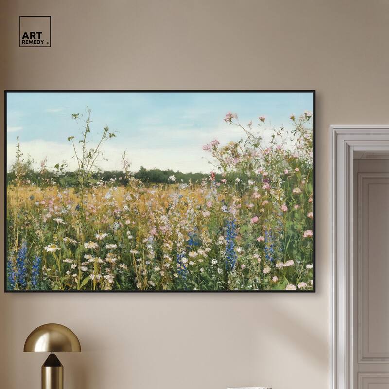 Glimmering Glade Garden II Canvas by Art Remedy
