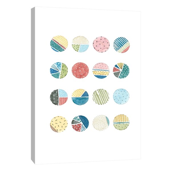 PTM Images 9-105597 PTM Canvas Collection 10" x 8" - "Quilted Spheres 3" Giclee Patterns and Designs Art Print on Canvas
