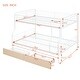 preview thumbnail 7 of 26, Full XL Over Queen Metal Bunk Bed with 2 Drawers for Home