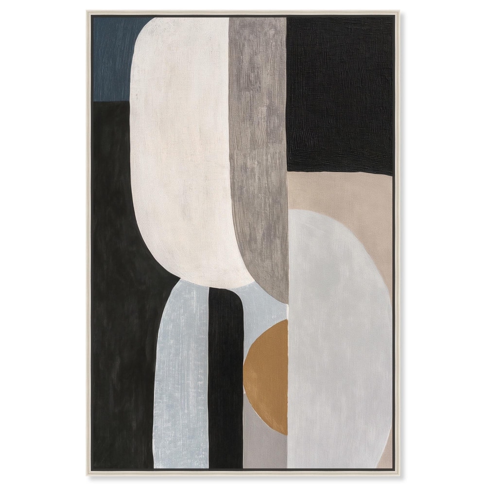 Interlocking Segments II Canvas by Art Remedy