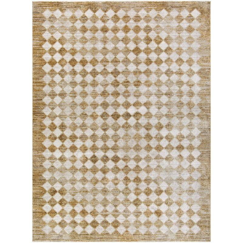 Galey Alix x Livabliss Myrtle Avenue V Vintage Checkerboard Area Rug