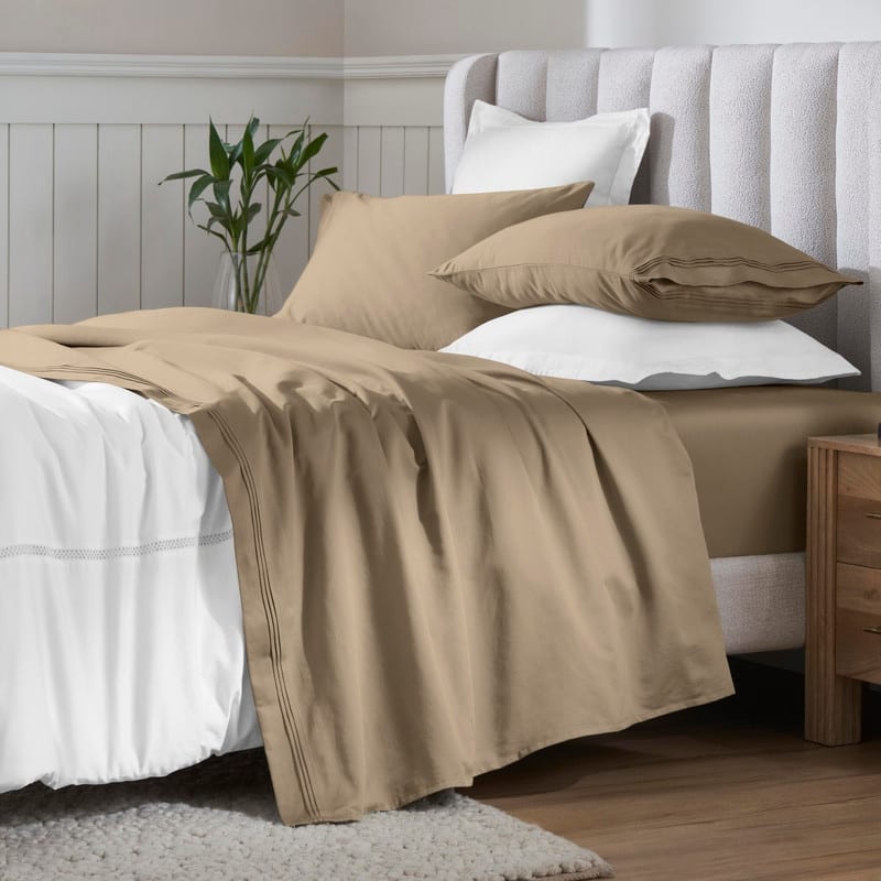 Superior Egyptian Cotton 650 Thread Count Deep Pocket Solid Sheet Set
