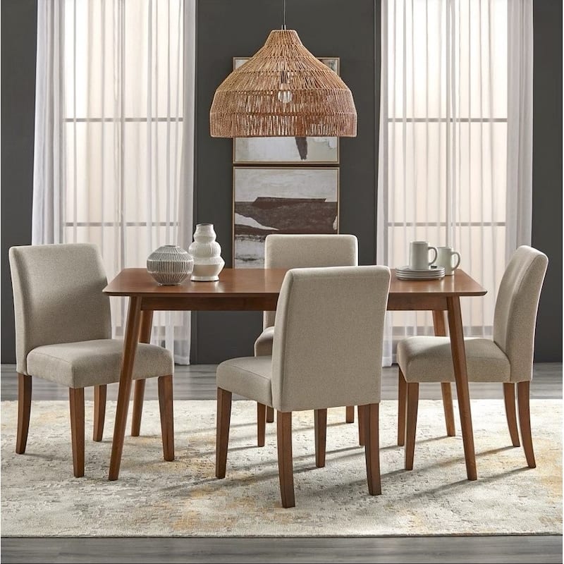 Lifestorey Zane 5-piece Dining Set - Summer Tan
