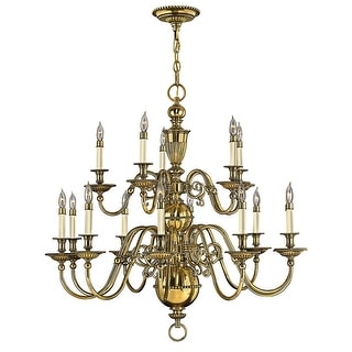 Hinkley Lighting Cambridge 15 Light 2 Tier Candle Style Chandelier