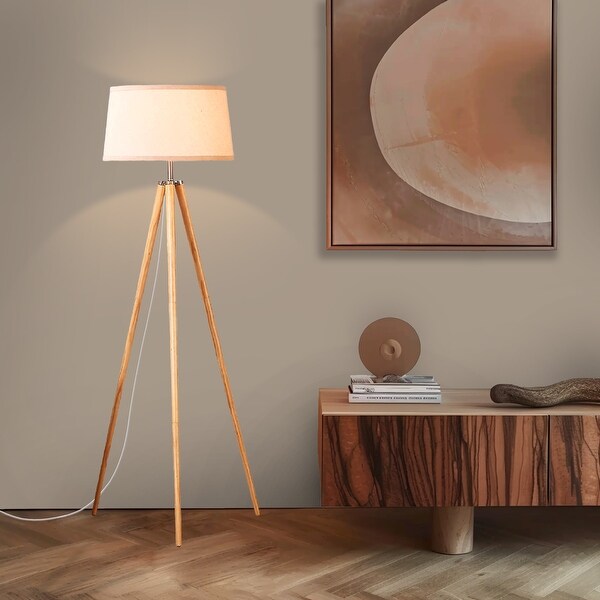 Brightech Emma 61 in. Mid-Century Modern LED Super Bright Floor