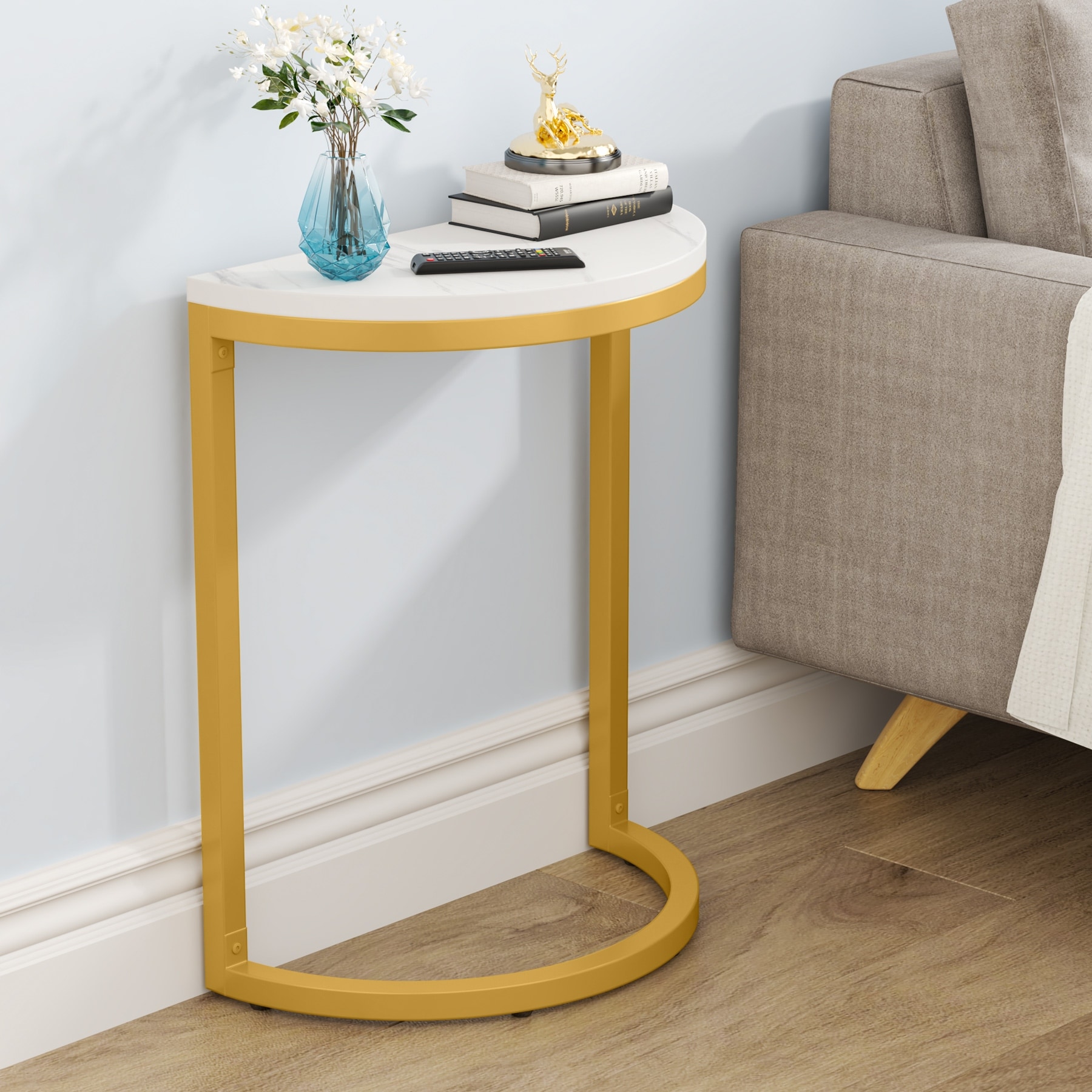 Narrow c sale table