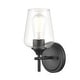 preview thumbnail 17 of 15, Millennium Lighting Ashford 1 Light Bathroom Wall Sconce with Clear Glass Shade in Multiple Finishes