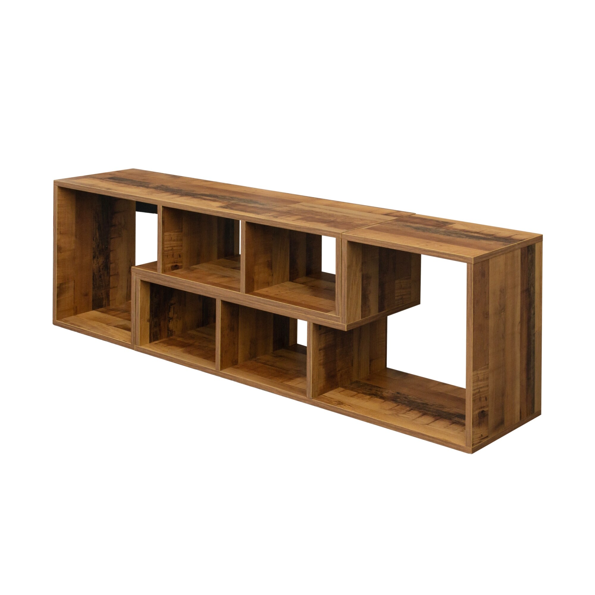 L shaped low bookcase discount