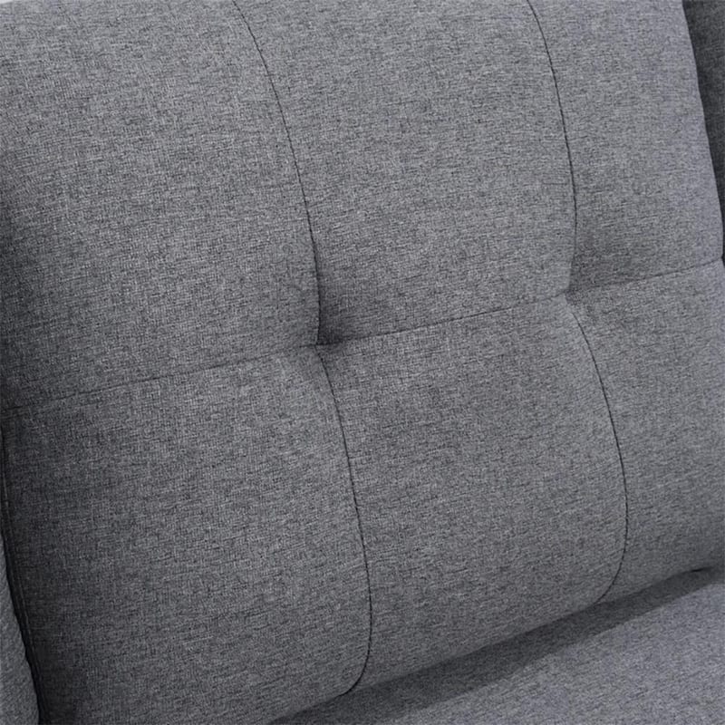 Modular Sectional Sofa Couch L Shaped With Chaise Storage Ottoman and Side Bags For Living Room