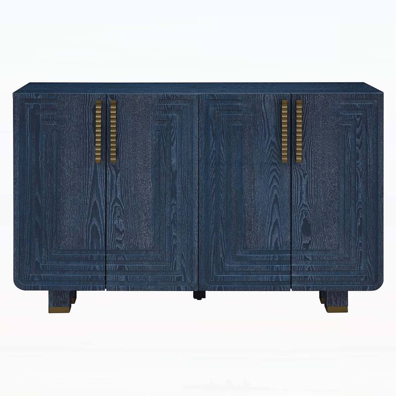 Exquisite Buffet Cabinet with Adjustable Shelves and Handcrafted Details