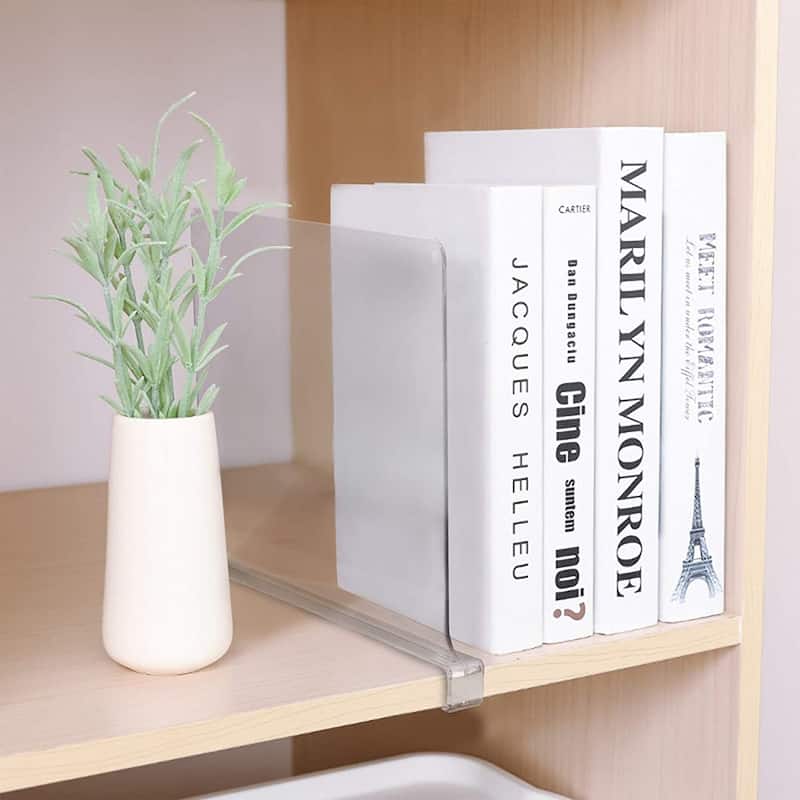 Acrylic Shelf Dividers for Shelves Great Organizer for Closets Bedroom