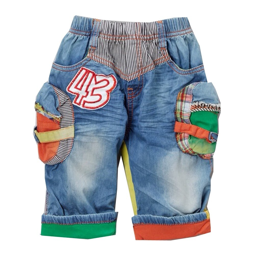 boys dark denim shorts