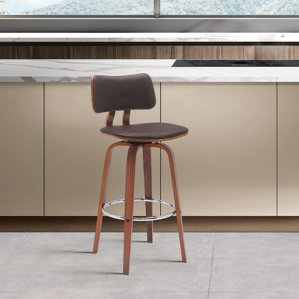 Pico Upholstered Swivel Bar/Counter Stool