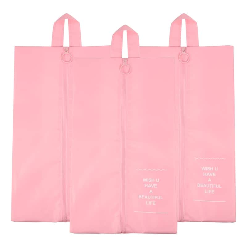 3Pcs Waterproof Shoes Bags Travel Storage Shoes Organizer with Zipper