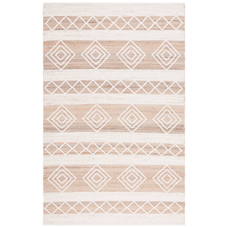 SAFAVIEH Handmade Natural Fiber Marin Casual Jute Rug.
