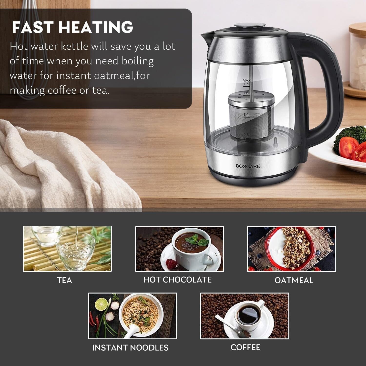 Glass electric kettle deals bed bath beyond