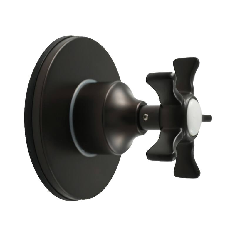 Hamilton Single-Handle Three-Way Diverter Valve with Round Trim Kit