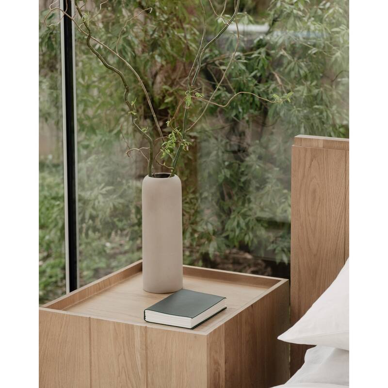 Nightstand Bedside Table with Storage, Modern Bedroom Furniture