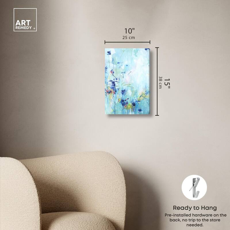Heavenly Blue I Canvas by Art Remedy, Gallery Wrapped