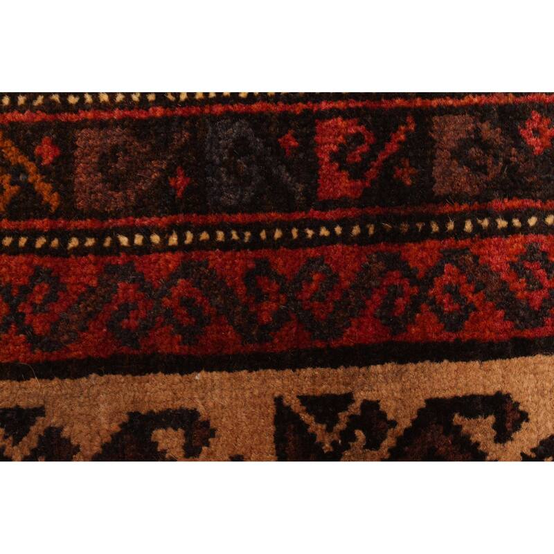 ECARPETGALLERY Hand-knotted Teimani Brown Wool Rug - 2'10 x 4'10