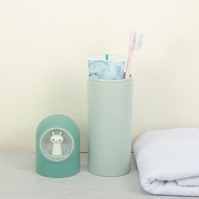 Toothbrush Travel Case, Plastic, Lightweight Traveling Toothbrush Holders Case, for Travel Business, 7.87"x2.28"