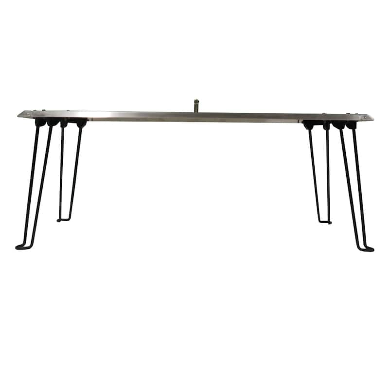 Heat Warden Rectangle Fire Pit Heat Deflector in Stainless Steel