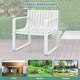 preview thumbnail 13 of 16, Outdoor Patio Chairs Set of 2 with Comfortable Curved Back and Seat - 25” x 24.5” x 27.5”