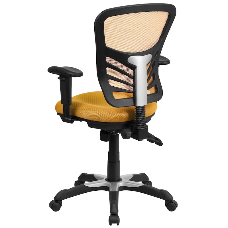 Mid-back Blue Mesh Adjustable Ergonomic Office Chair