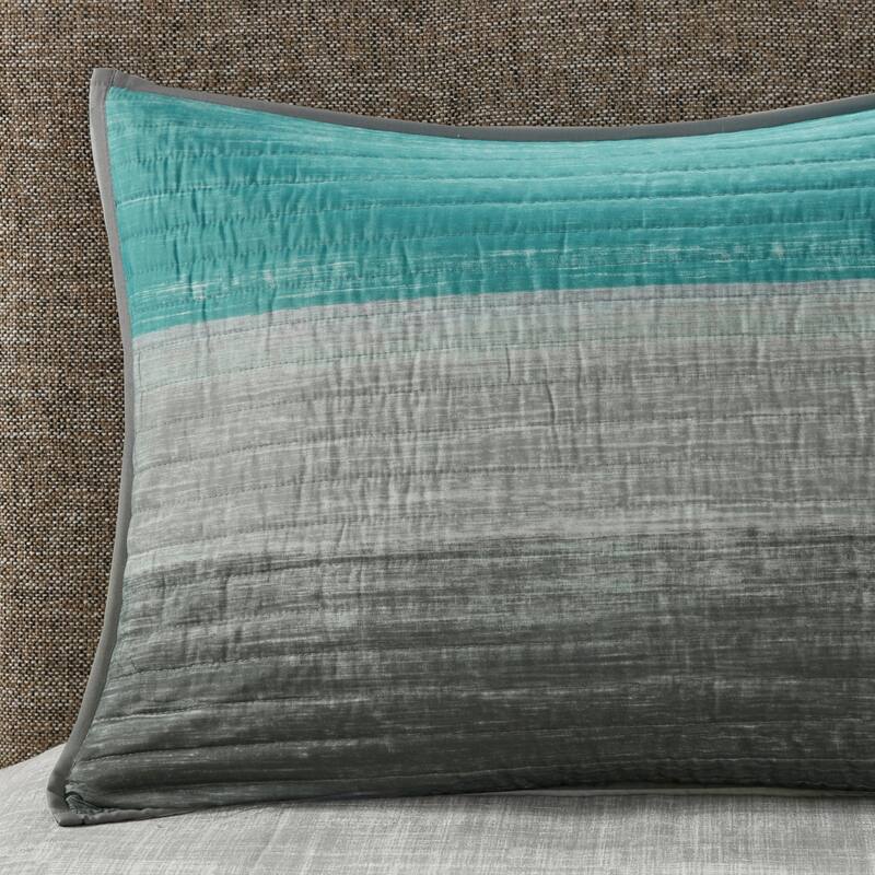 Madison Park Essentials Barret Quilt Set with Cotton Bed Sheets