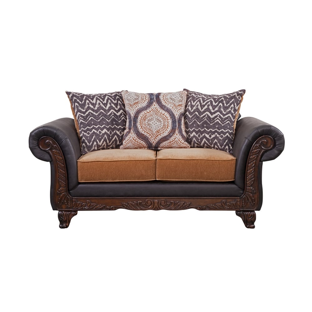 Woodhaven Furniture Prince Loveseat