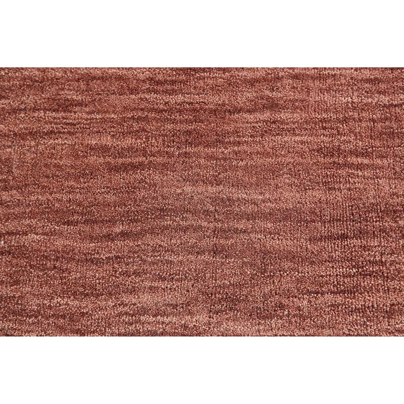 Feizy FZRG55741 Ferron 8' x 8' Wool Hand Loomed Solid Round Area Rug