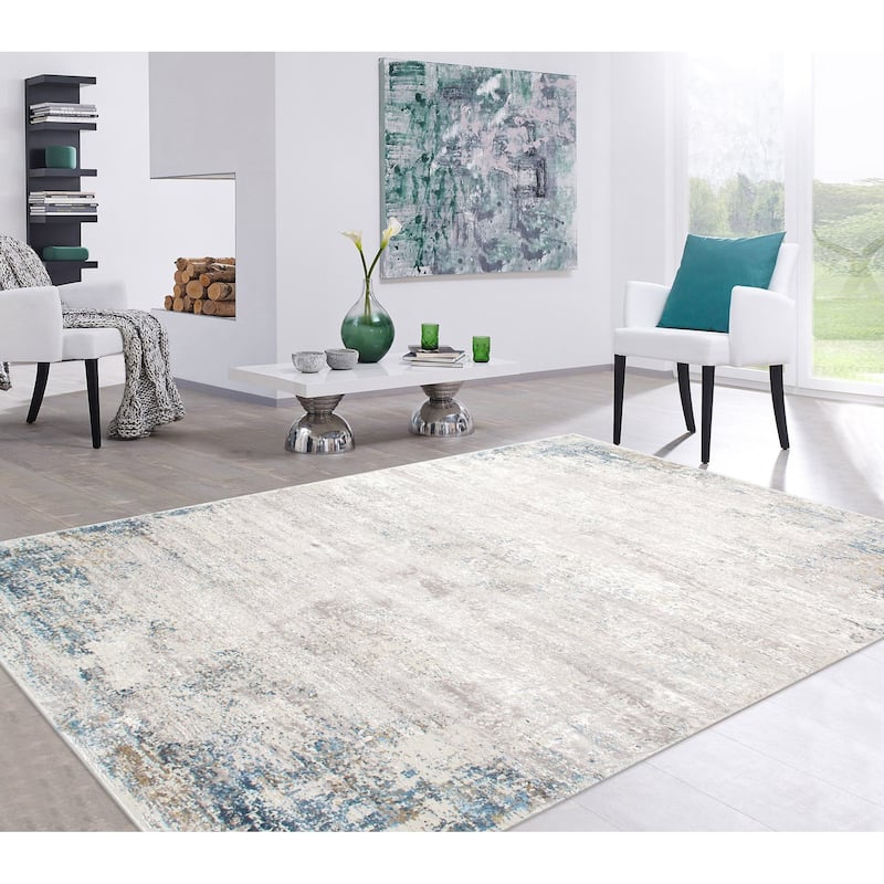Pasargad Home Stella Design Power Loom Area Rug